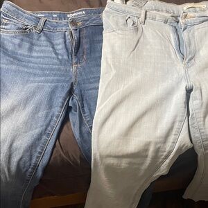 Levi’s size 32 & size 12 S Sonoma Blue and Light Blue Straight Leg Jeans
***